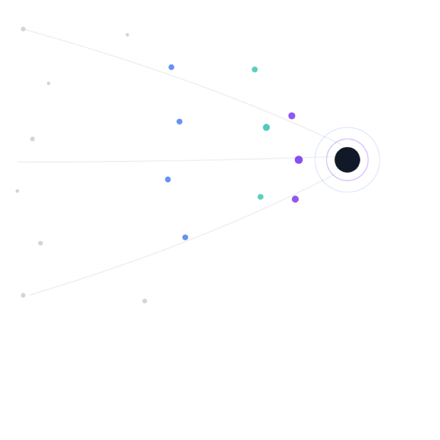 Signal Field: scattered points around a center.